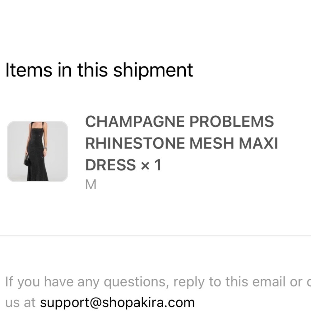Akira Champagne Problems Rhinestone Mesh Maxi Dress - Picture 4 of 6